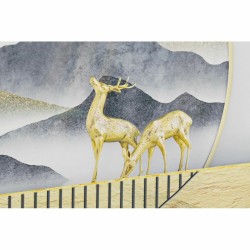 Jeu de 3 tableaux DKD Home Decor Montagne Moderne (200 x 3 x 70 cm)