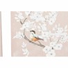 Cadre DKD Home Decor 40 x 3 x 90 cm Oiseau Oriental (3 Pièces)