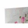 Cadre DKD Home Decor 90 x 2,5 x 120 cm Vase Fleurs Shabby Chic (2 Unités)