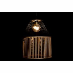 Suspension DKD Home Decor Noir Marron 220 V 50 W (43 x 43 x 53 cm)