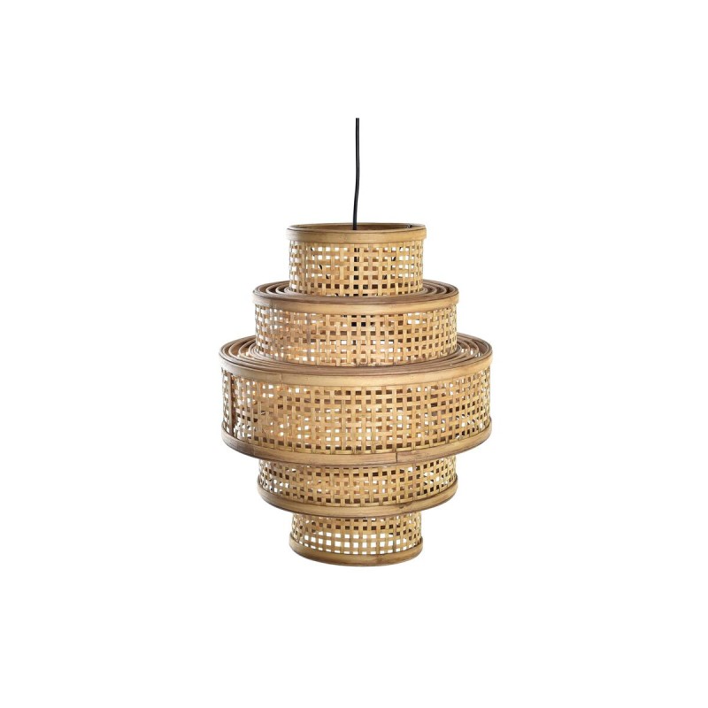 Suspension DKD Home Decor Marron Bambou 50 W 41 x 41 x 48 cm