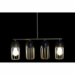 Suspension DKD Home Decor Noir Doré 220 V 50 W (60 x 11 x 26 cm)