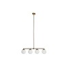 Suspension DKD Home Decor Doré Blanc 220 V (70 x 19 x 15 cm)