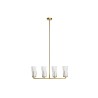 Suspension DKD Home Decor Doré Blanc (67 x 14 x 22 cm)