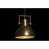 Suspension DKD Home Decor Marron Doré Métal Bois de manguier 50 W 40 x 40 x 50 cm