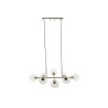 Suspension DKD Home Decor 96 x 50 x 32 cm Verre Doré Métal Transparent 50 W