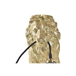 Lampe de bureau DKD Home Decor Doré Lion 220 V 50 W (31,5 x 18 x 35,5 cm)