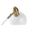 Lampe de bureau DKD Home Decor Doré Blanc 220 V 50 W (27 x 15 x 50 cm)