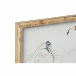 Cadre DKD Home Decor 60 x 2,8 x 45 cm Oiseaux Moderne (4 Pièces)