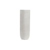 Vase DKD Home Decor 20 x 12 x 58 cm Blanc Résine Moderne