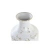 Vase DKD Home Decor Doré Métal Blanc Oriental (17 x 17 x 56 cm)