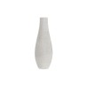 Vase DKD Home Decor 20 x 10 x 57 cm Blanc Résine Moderne