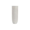 Vase DKD Home Decor 17 x 10 x 47 cm Blanc Résine Moderne