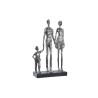 Figurine Décorative DKD Home Decor Argenté Noir Résine Moderne Famille (26 x 11,5 x 41,5 cm)