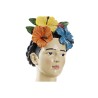 Figurine Décorative DKD Home Decor Plateau Rouge Noir 25 x 17 x 27 cm Frida (2 Unités)