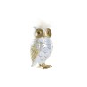 Figurine Décorative DKD Home Decor Blanc Doré Hibou 6,5 x 7 x 13 cm