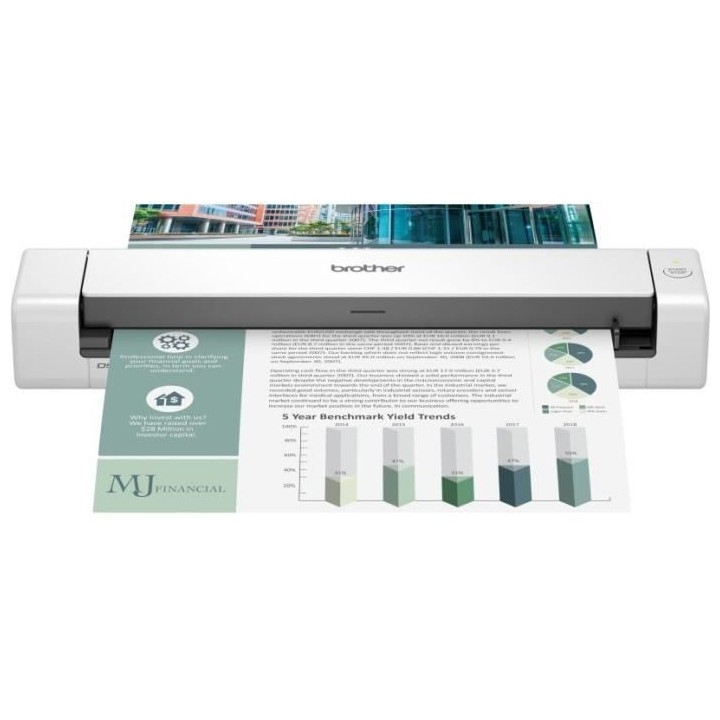 BROTHER Scanner Mobile DS-740 - A4 - Recto/Verso - Alimentation USB -