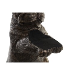 Figurine Décorative DKD Home Decor Plateau Cuivre Bulldog Résine Moderne (20 x 41 x 42 cm)