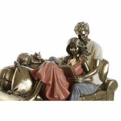 Figurine Décorative DKD Home Decor 22 x 11 x 16,5 cm Doré Couple