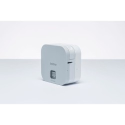 Cube Etiqueteuse Compacte - BROTHER PT-P300BT P-Touch se Connecte Facilement aux Smartphones et Tablettes jusqu'a 12 mm