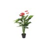 Plante décorative DKD Home Decor Rouge Vert PE (50 x 50 x 110 cm)