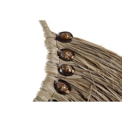 Décoration murale DKD Home Decor Naturel Coquillages Fibre (75 x 3 x 62 cm)