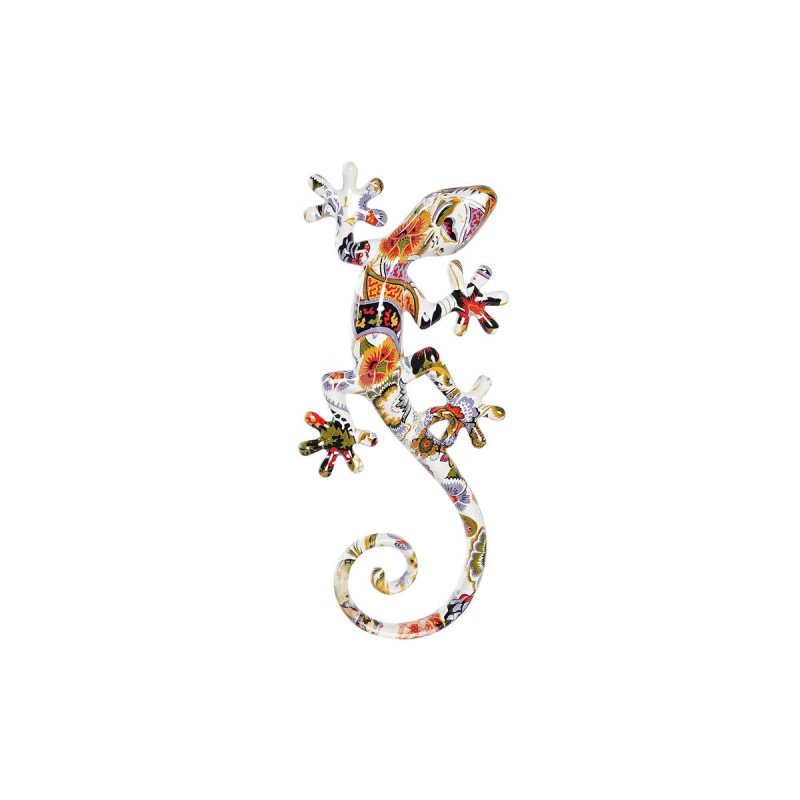 Décoration murale DKD Home Decor Multicouleur Lézard Shabby Chic 24 x 10 x 4 cm