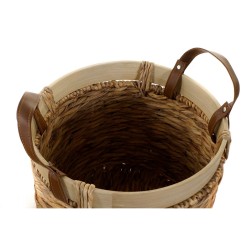 Set de basket DKD Home Decor Bambou Tropical 40 x 40 x 24 cm