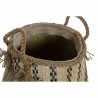 Panier DKD Home Decor Noir Naturel Bois 31 x 31 x 28 cm (2 Unités)