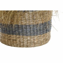 Set de basket DKD Home Decor Fibre Frange (35 x 35 x 45 cm)