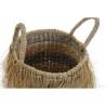 Set de basket DKD Home Decor Fibre Frange (35 x 35 x 45 cm)