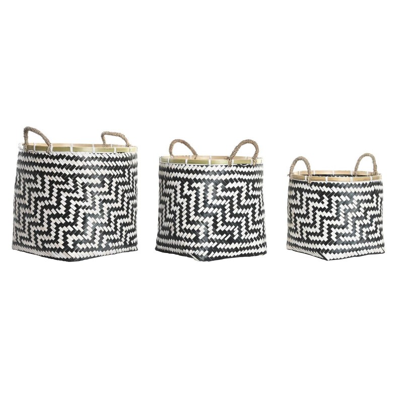 Set de basket DKD Home Decor Bambou 40 x 40 x 44 cm