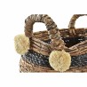 Set de basket DKD Home Decor Colonial Fibre (31 x 31 x 33 cm)