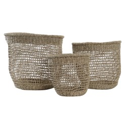 Set de basket DKD Home Decor 35 x 35 x 35 cm Boho