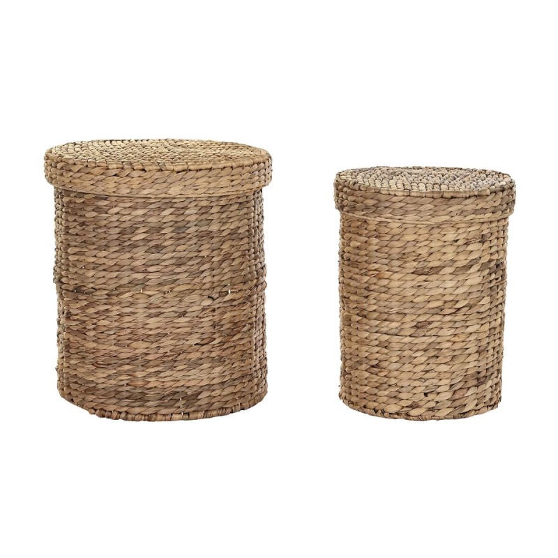 Set de basket DKD Home Decor 43 x 43 x 48 cm Bois Boho