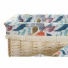 Set de basket DKD Home Decor 49 x 40 x 22 cm Polyester osier Boho (5 Unités)