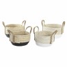 Set de basket DKD Home Decor 33 x 33 x 20 cm Fibre naturelle (2 Unités)