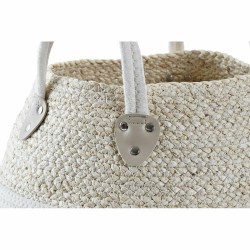 Panier DKD Home Decor 37 x 37 x 25 cm Fibre naturelle