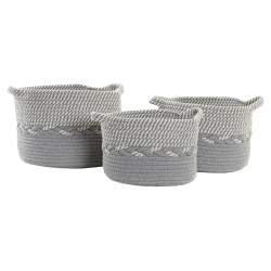 Set de basket DKD Home Decor 28 x 28 x 21 cm