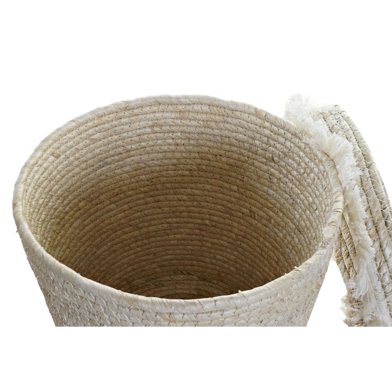 Set de basket DKD Home Decor Fibre (36 x 36 x 35 cm)