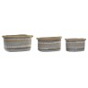 Set de basket DKD Home Decor Coton Jute (34 x 25 x 22 cm)