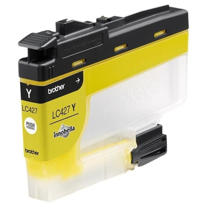 Cartouche d'encre LC427Y - BROTHER - Jaune - 1500 pages - Pour Brother