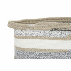 Set de basket DKD Home Decor Coton Jute (36 x 30 x 24 cm)