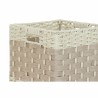 Set de basket DKD Home Decor Métal Fibre Cottage (30 x 30 x 30 cm)