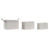 Set de basket DKD Home Decor Coton (37 x 27 x 24 cm)