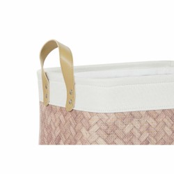 Set de basket DKD Home Decor 36 x 36 x 20 cm Toile Polyester