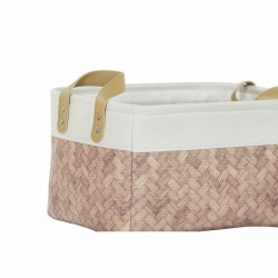 Set de basket DKD Home Decor Toile Polyester (40 x 30 x 32 cm)