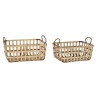 Set de basket DKD Home Decor Bambou Tropical (44 x 31,5 x 25 cm)