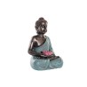 Figurine Décorative DKD Home Decor Buda Turquoise Résine (40 x 33,5 x 60,5 cm)