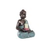 Figurine Décorative DKD Home Decor Buda Turquoise Résine (40 x 33,5 x 60,5 cm)